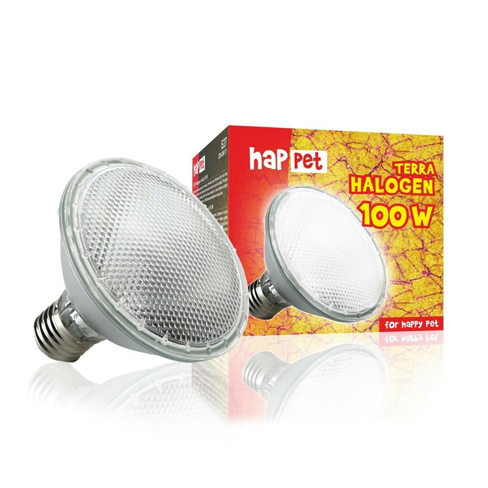 Żarówka Grzewcza Halogenowa 100W UVA do terrarium dla gadów Happet Terra